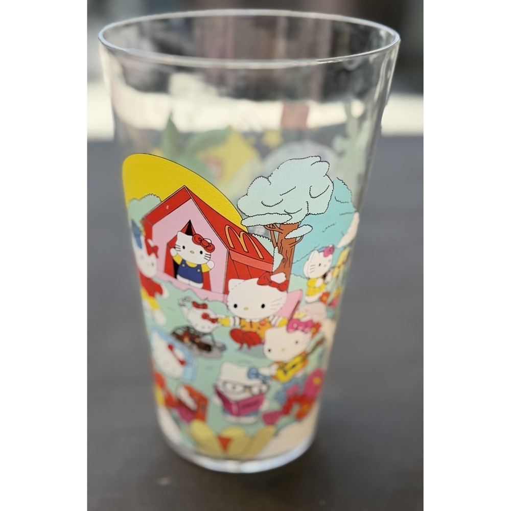 2024 5.5" McDonald's Collector's Edition Plastic Cup | Hello Kitty & Peanuts |
